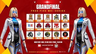 🟢GRANDFINAL FREE FIRE MEI SERIES FFMS BY VA CHAMPIONSHIP  Caster Pees  FREE FIRE MAX [upl. by Calondra928]