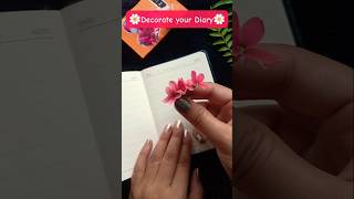 Art Interesting HACKS 😱🔥 try it with your own diary😉😲 drawing art shorts decoration flower [upl. by Nnylarac]