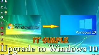 How to Download and Install Windows 10 instead of Windows VistaХР  Stepbystep complete [upl. by Aniweta]