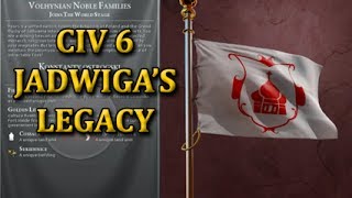 CIV 6 Deity  Jadwigas Legacy Poland scenario Part 1 [upl. by Yelram]