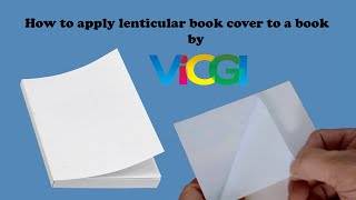 How to apply lenticular book cover to a book [upl. by Carolyn350]