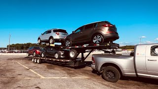 MANHEIM AUCTION NORTH CAROLINA 4 CARS PICK UP [upl. by Sanbo]