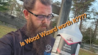 Wooden fence cleaning with Wood Wizard Is it really magic [upl. by Schrick]