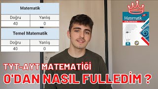 0dan Gelip TYTAYT Matematiği Nasıl Fulledim   Zorlananlara Özel Taktikler [upl. by Nisen]