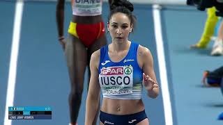 Florentina Costina Iusco  Long Jump Final Torun 2021 [upl. by Philly]