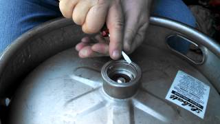 Removing Valve from Sanke Keg [upl. by Lejna]