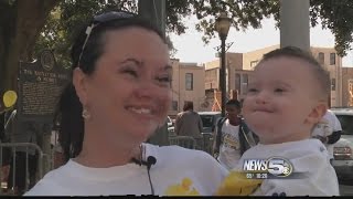 Buddy Walk in Downtown Mobile [upl. by Ahsemat]