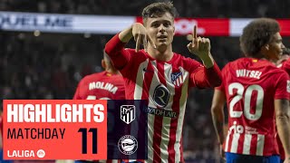 Resumen de Atlético de Madrid vs Deportivo Alavés 21 [upl. by Yborian]