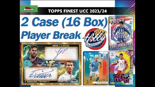 202324 Topps FINEST UCC 2 Case 16 Box Player Break eBay 100224 [upl. by Armyn]