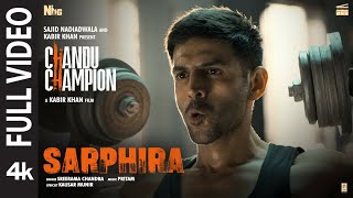 Chandu Champion SARPHIRA Full Video  Kartik Aaryan  Pritam Sreerama Chandra Kausar Munir [upl. by Haila]