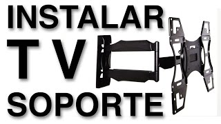 Como instalar soporte TV en la pared 26quot60quot [upl. by Suzzy]