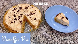 No Bake Banoffee Pie Recipe  ONLY 4 Ingredients Easy Dessert Recipe  Summer Desserts [upl. by Venuti443]