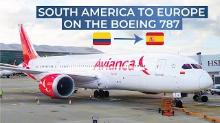 TRIPREPORT  Avianca ECONOMY  Boeing 7878  Bogotá  Madrid [upl. by Audrie]