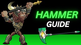 HAMMER GUIDE  How to play Hammer in Brawlhalla  2024 [upl. by Aerb306]