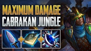 Fat Loki Returns Cabrakan Jungle Gameplay SMITE Conquest [upl. by Aernda]