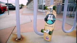 How to lock your skateboard using the Skate Snatch Compact Skateboard Lock [upl. by Anirdnajela]