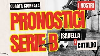 Pronostici Quarta Giornata Serie B 20242025  SampdoriaBari SassuoloCremonese e molto altro [upl. by Moyers]