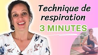 Technique de RESPIRATION en 3 minutes [upl. by Naitsirhc]