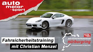 Besser Autofahren Fahrsicherheitstraining mit Christian Menzel  auto motor und sport [upl. by Hadwin]