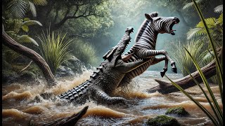 quotTerrifying Crocodile Attacks quot animalkingdom 🦁 africanwildlife crocodiles crocodile [upl. by Aiela]