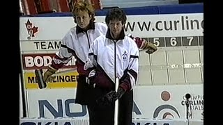 1997 Canadian Olympic Curling Trials  Bodogh vs Merklinger Borst vs Schmirler [upl. by Magena]