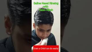 NasoWash Saline nasal rinsing system [upl. by Omrellig]