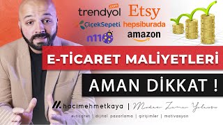 ETicaret Nasıl Yapılır  Maliyetler Neler  ETicaret Eğitimi [upl. by Marigold139]