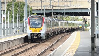 Greater Anglia Trains at Meridian Water on July 11th 2024 [upl. by Hendrickson]