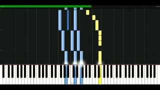 Emmelie de Forest  Only teardrops Piano Tutorial Synthesia  passkeypiano [upl. by Ahsaret]