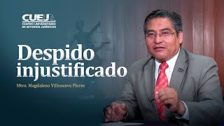 Despido injustificado  Mtro Magdaleno Villanueva Flores [upl. by Essy]