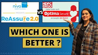 Niva Bupa ReAssure 20 VS HDFC ERGO Optima Secure  Health Insurance COMPARISON  Gurleen Kaur Tikku [upl. by Eyks]