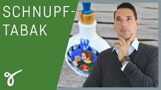 Schnupftabak Snuff Eine gesündere Alternative zum Rauchen  Gerne Gesund [upl. by Einnel]