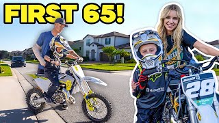 JAGGER CRAIG’S FIRST 65cc DIRT BIKE Learning To Clutch amp Shift [upl. by Adroj]