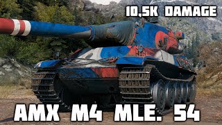 AMX M4 mle 54 WoT – 4Kills 105K Damage [upl. by Anne-Corinne]