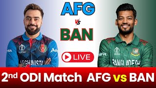 🔴 Live Cricket Bangladesh🇧🇩 Vs Afghanistan🇦🇫 – 2nd ODI Match  BAN Vs AFG Live Match Today 🏏 [upl. by Nim]