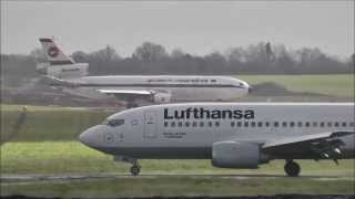 Planes at Birmingham Intl Airport BHX  220214 [upl. by Mckenzie747]