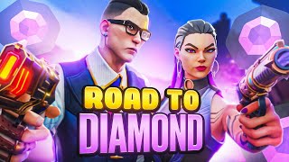 Road to Diamond  Solo Queue  Rank Push  Valorant live [upl. by Notreb]