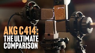 AKG C414 The Ultimate Comparison XLS vs XLII vs BULS vs EB [upl. by Sacha578]