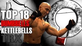 The Top 18 Kettlebell TRX and Dumbbell CORE Exercises [upl. by Tann679]