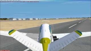 Beechcraft Bonanza V Tail V35 Crosswind Landing 1080p [upl. by Guinevere]