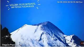 Volcan Popocatepetl en vivo Vista Al Cráter San Matías Tlalancaleca ¨Live Cam Popocatépetlquot [upl. by Galvin]