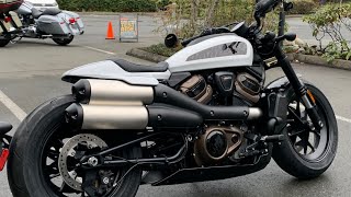 HarleyDavidson Sportster S Exhaust Sound 🙃 [upl. by Elesig28]