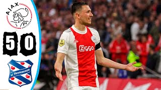 Ajax vs Heerenveen 50 Highlights amp Goals  2022 [upl. by Gayleen631]