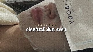 clearest skin ever ★ immediate clear skin subliminal listen once [upl. by Mikael541]