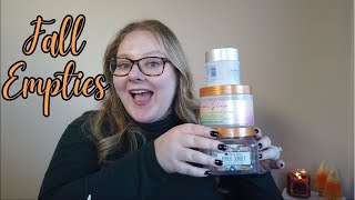 Fall Empties  Products Ive Finished Recently [upl. by Anuait]