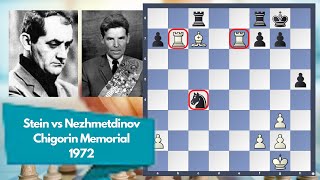 The Battle of Giants Chess Analysis of Stein vs Nezhmetdinov 1972 [upl. by Nida]