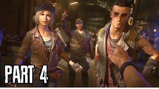 FIRST TIME PLAYING DYING LIGHT 2 STAY HUMAN HARD PART 4  BARNEY [upl. by Ttemme]