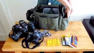 Domke F2 Bag for Mamiya 7ii  DSLR [upl. by Hannahc435]