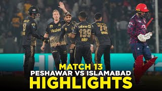 Full Highlights  Peshawar Zalmi vs Islamabad United  Match 13  HBL PSL 9  M2A1A [upl. by Romeu]