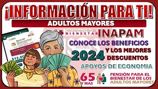 🔴INFORMACIÓN PARA TI🔴CONOCE LOS BENEFICIOS Y LOS DESCUENTOS QUE PUEDES OBTENER CON TU TARJETA INAPAM [upl. by Ias184]